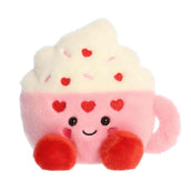 5" Plush Pals Harper Heart Latte Coffee Palm Pals