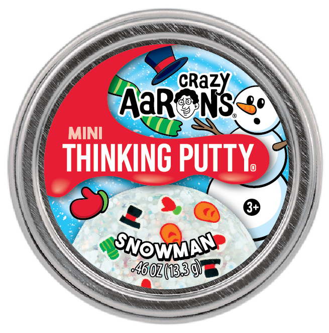 Mini Thinking Putty Snowman