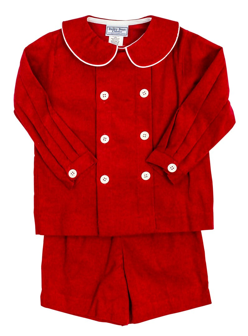 Red Cord Dressy Short Set PRE-ORDER