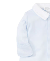 New Beginnings Footie with Collar - Blue