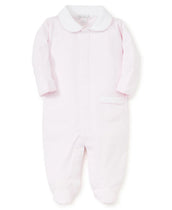 New Beginnings Footie with Collar - Pink