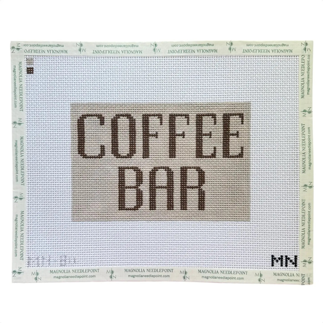 Coffee Bar Two Toned Brown Canvas
