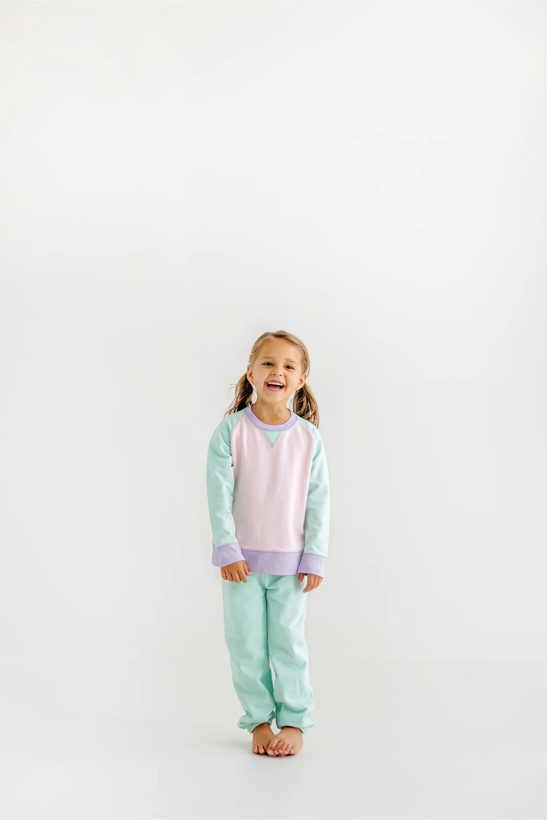 Cassidy and Gates Sweat Set Sea Island Seafoam Palm Beach Pink Lauderdale Lavender