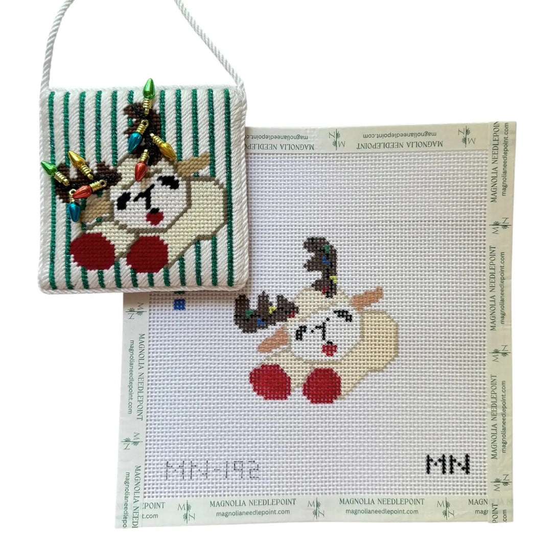 Christmas Lamb Dog Toy Canvas