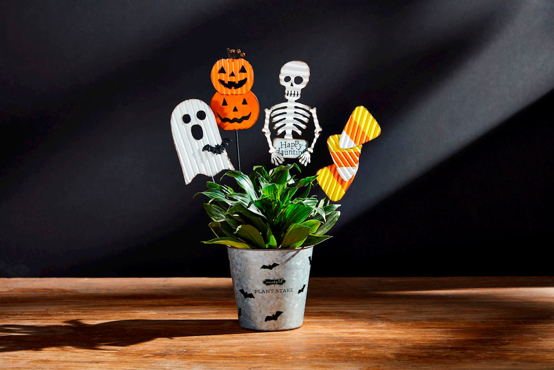 Small Halloween Plant Stakes