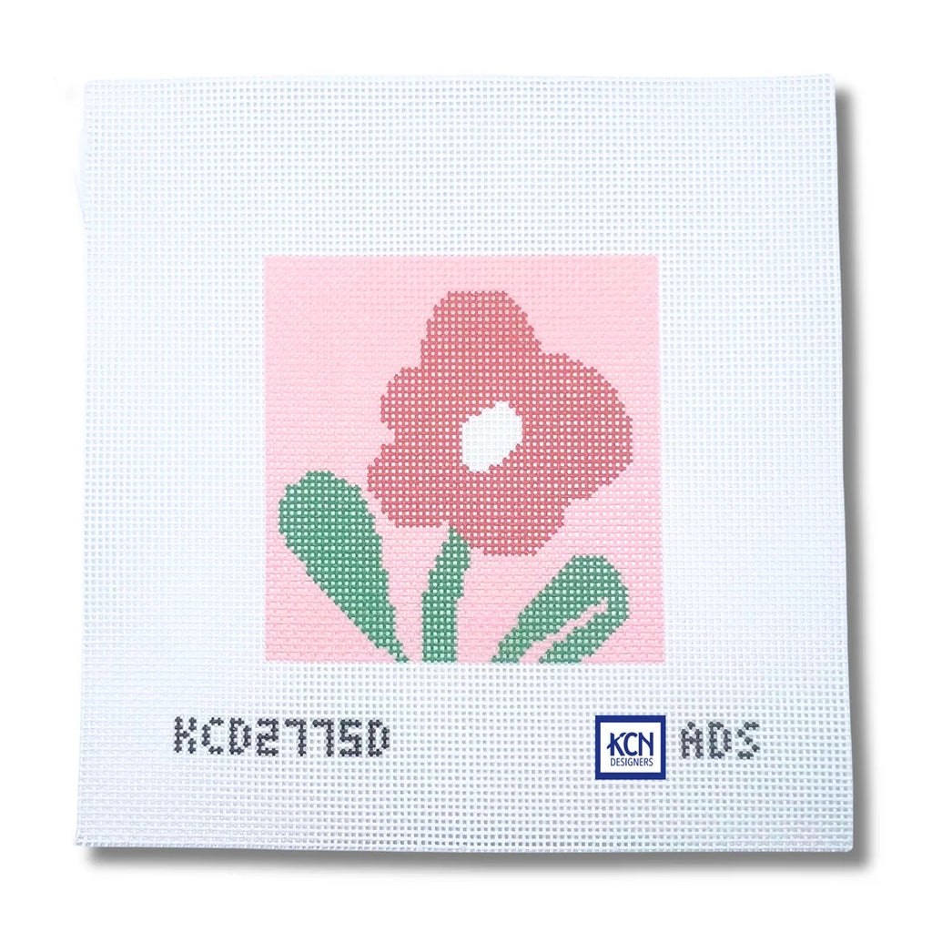 Floral Square D Printed Canvas