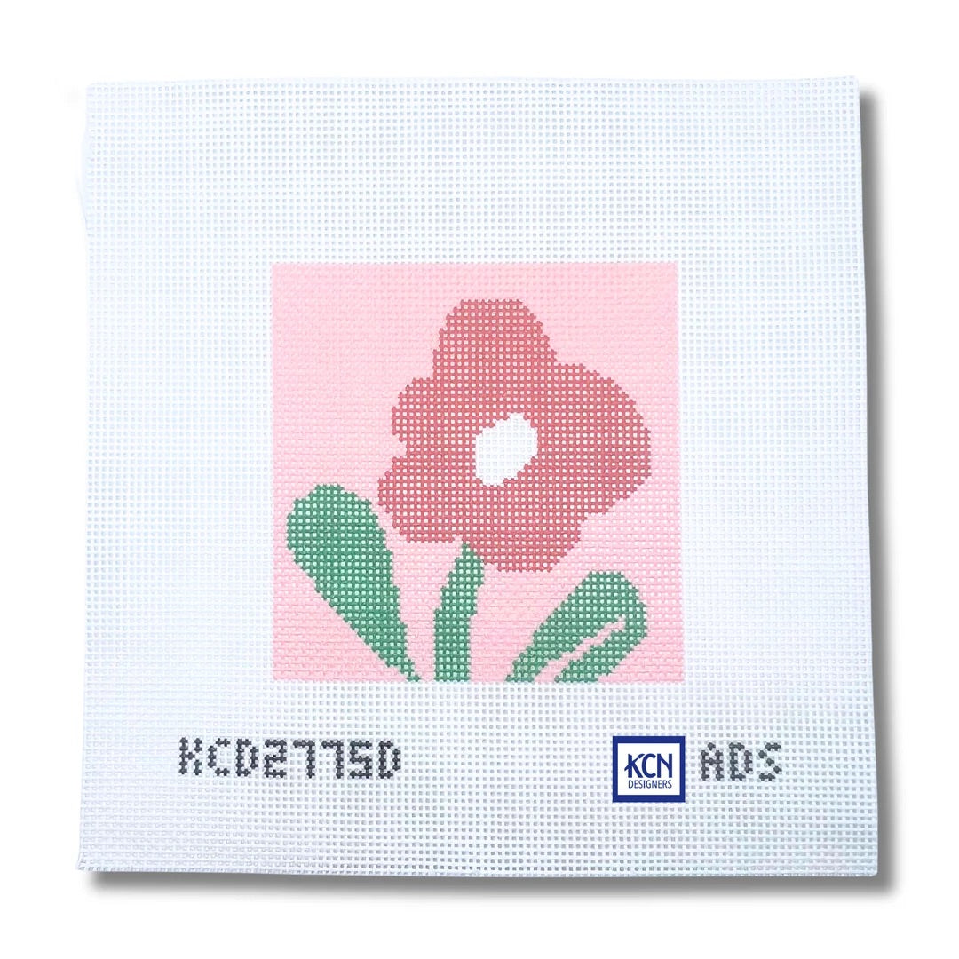 Floral Square D Printed Canvas
