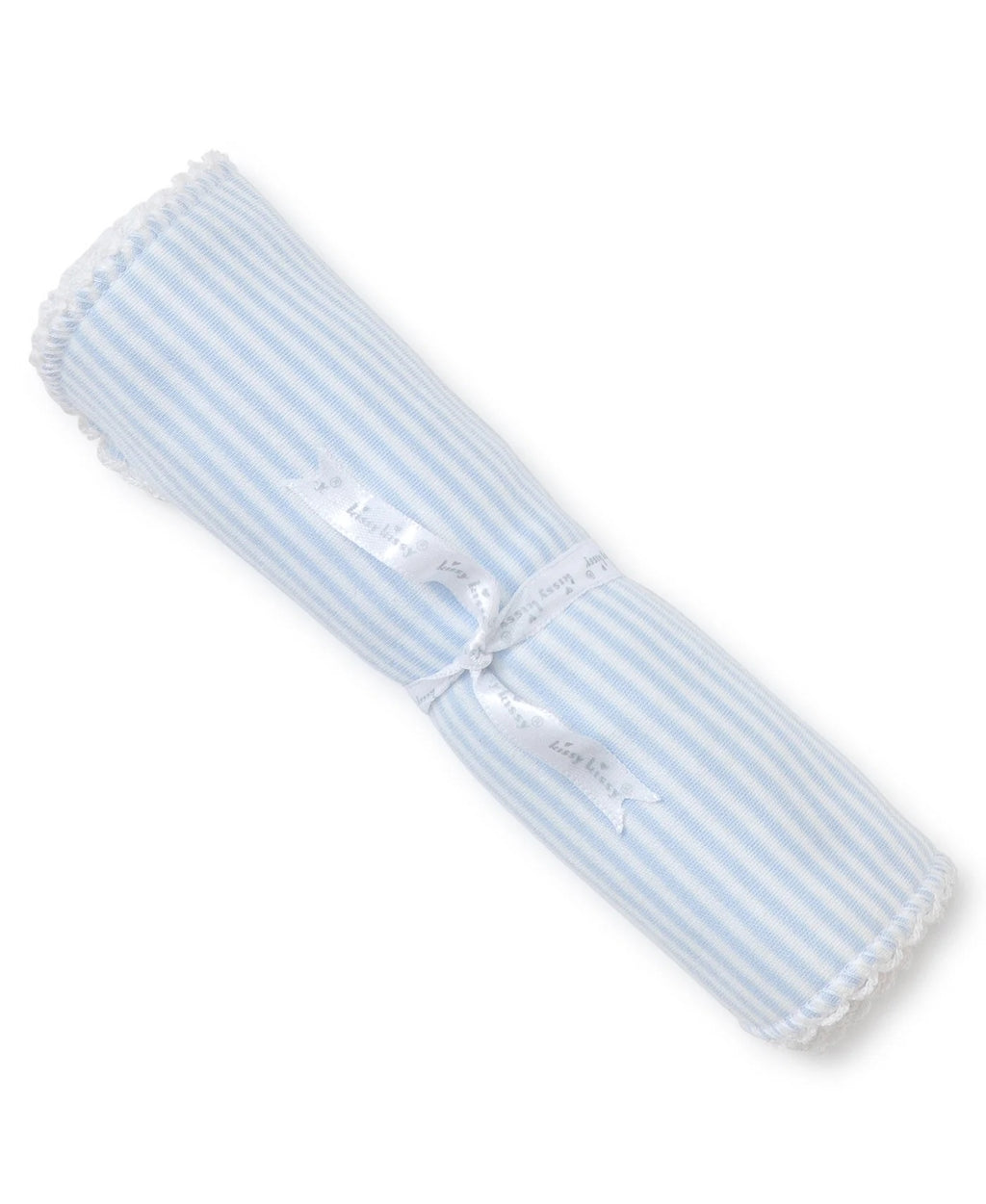 Simple Stripes Burp Cloth Blue