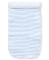 Simple Stripes Burp Cloth Blue