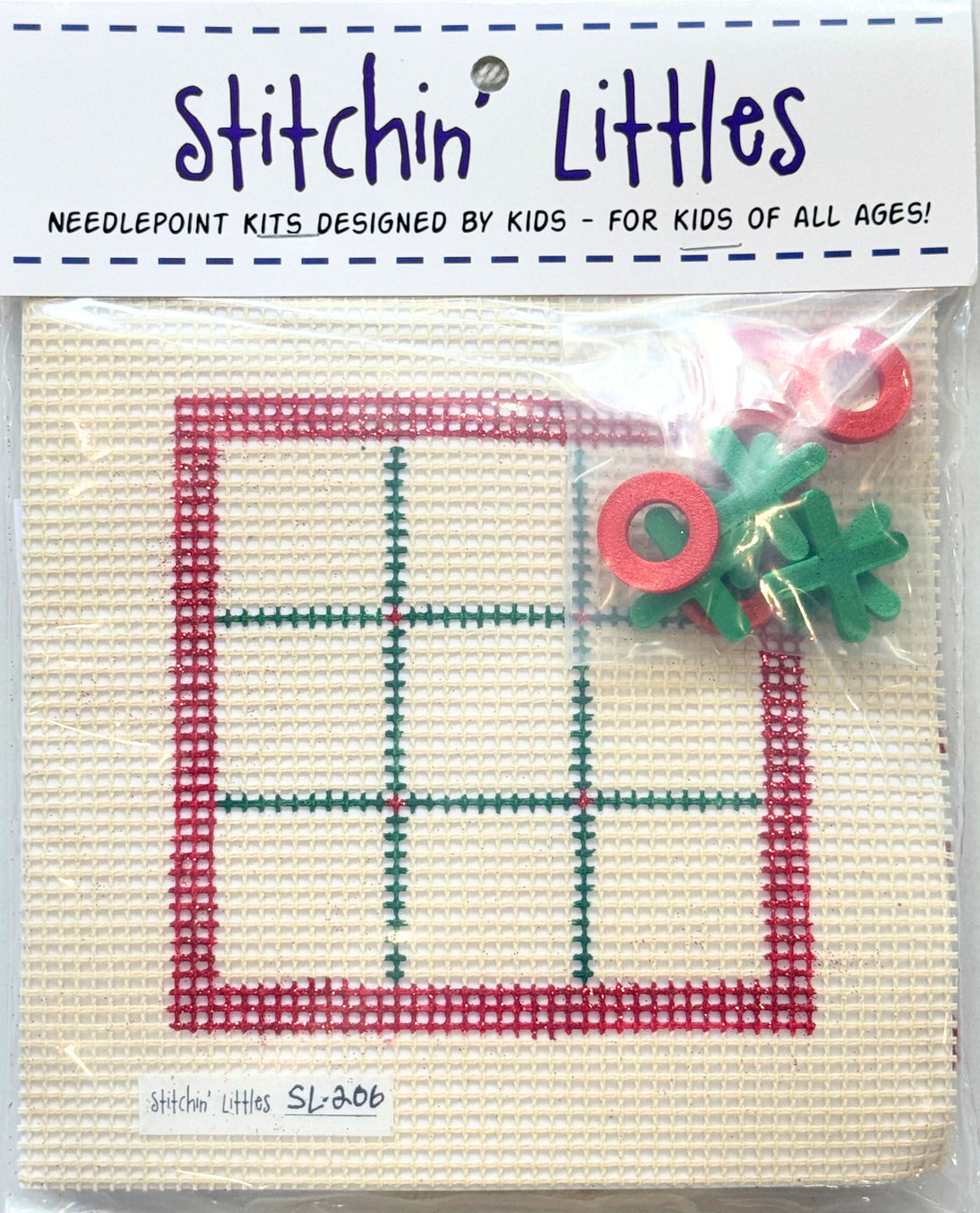 Stitchin' Littles Tic-Tac-Toe Holiday Bling