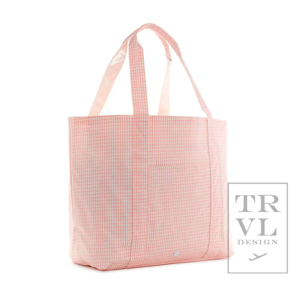 Jumbo Tote - Extra Large Tote Gingham Taffy