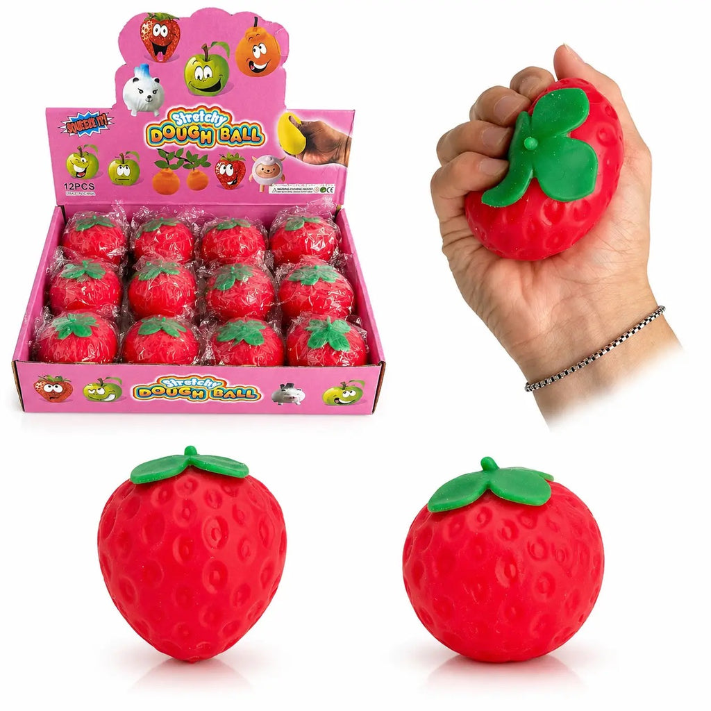 Strawberry Dough Ball Squishy