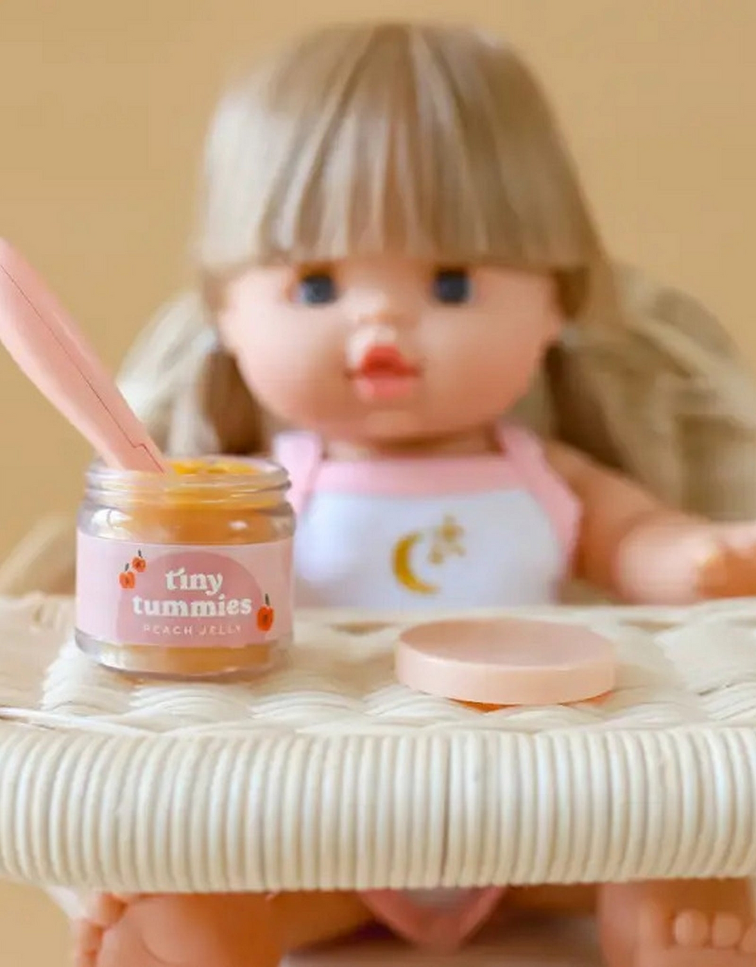 Tiny Tummies Strawberry Jelly Food Jar and Spoon