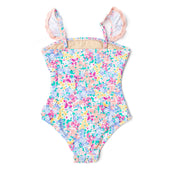 Spring Blooms Smocked One Piece