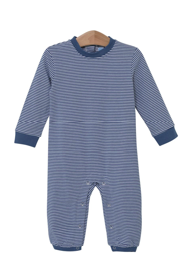 Miller Romper Yale Blue Stripe