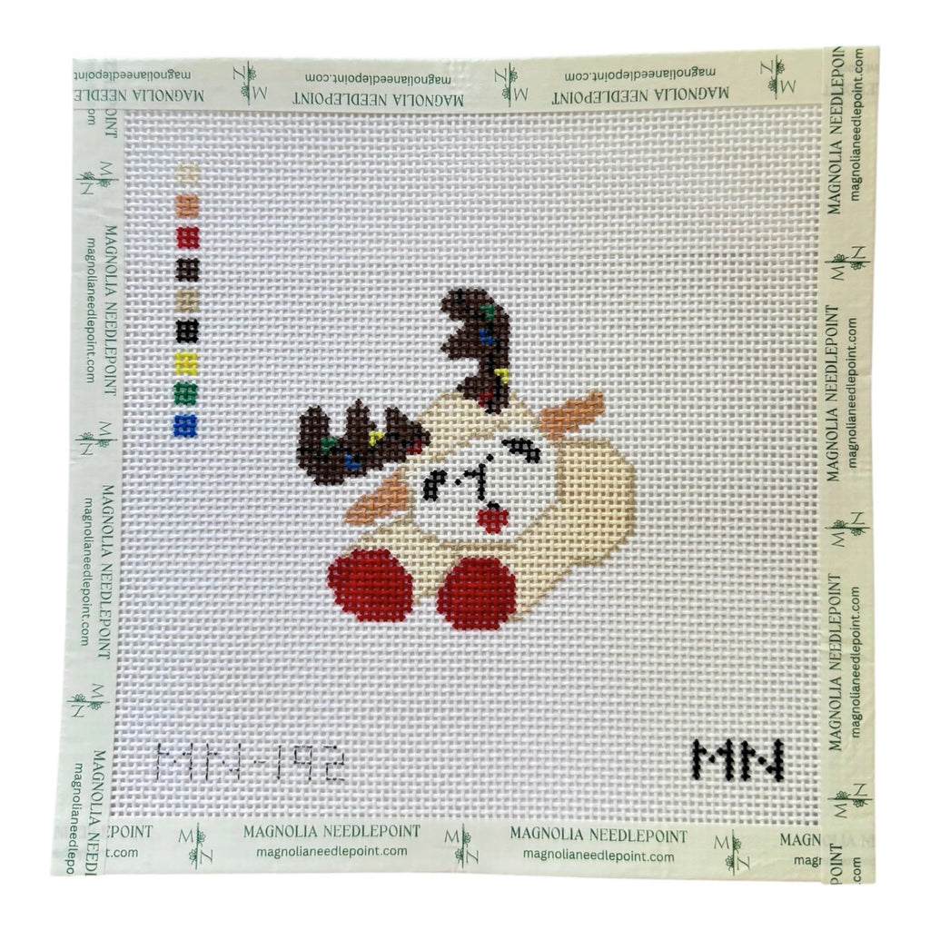 Christmas Lamb Dog Toy Canvas