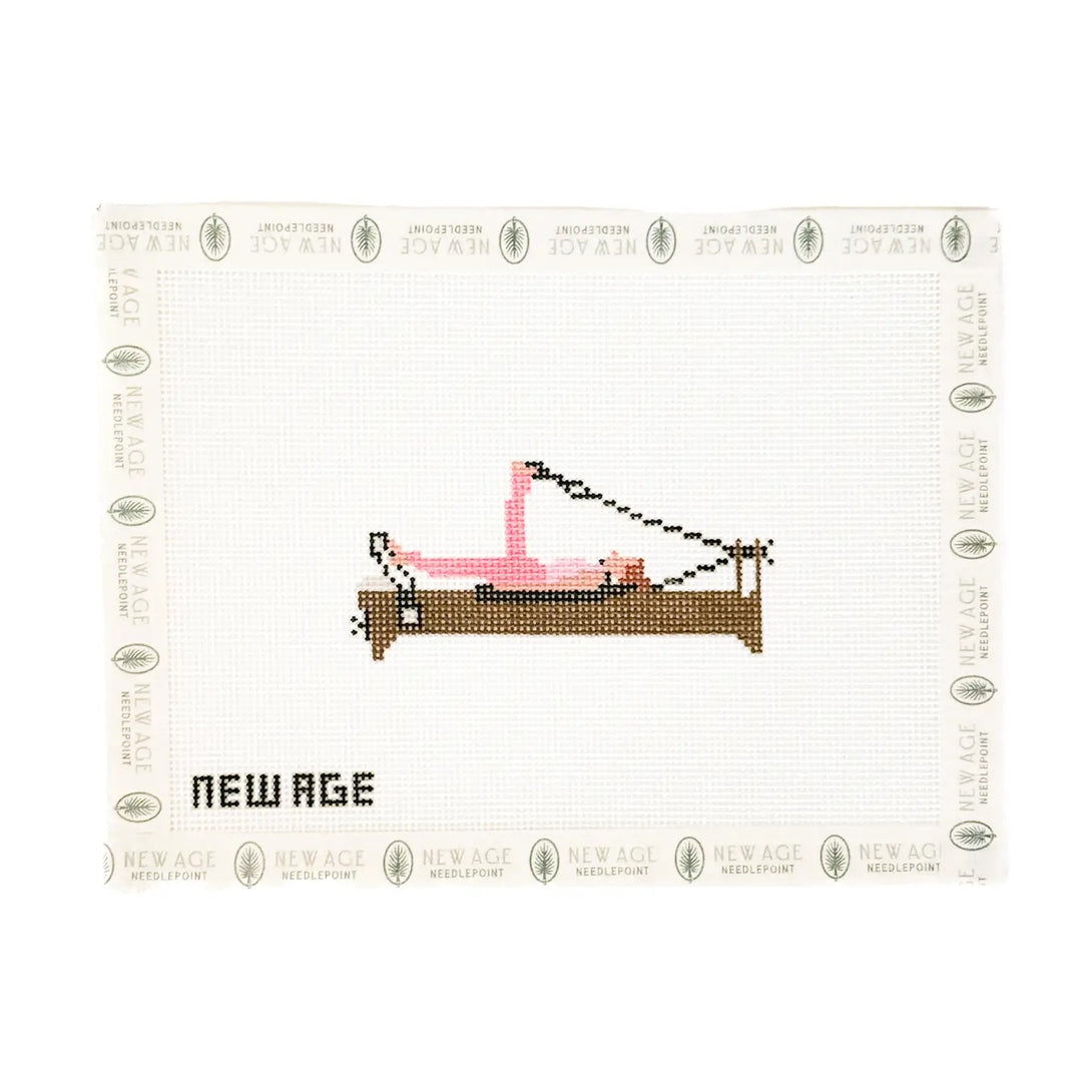 Pilates Reformer Needlepoint Canvas