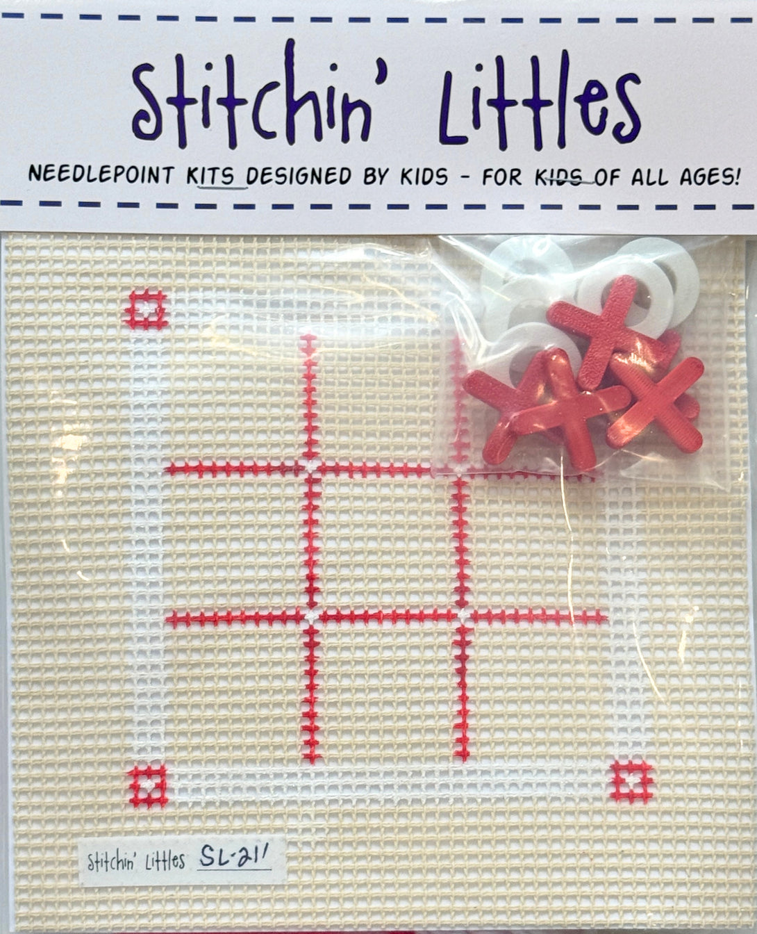 Stitchin' Littles Tic-Tac-Toe Hugs n Kisses