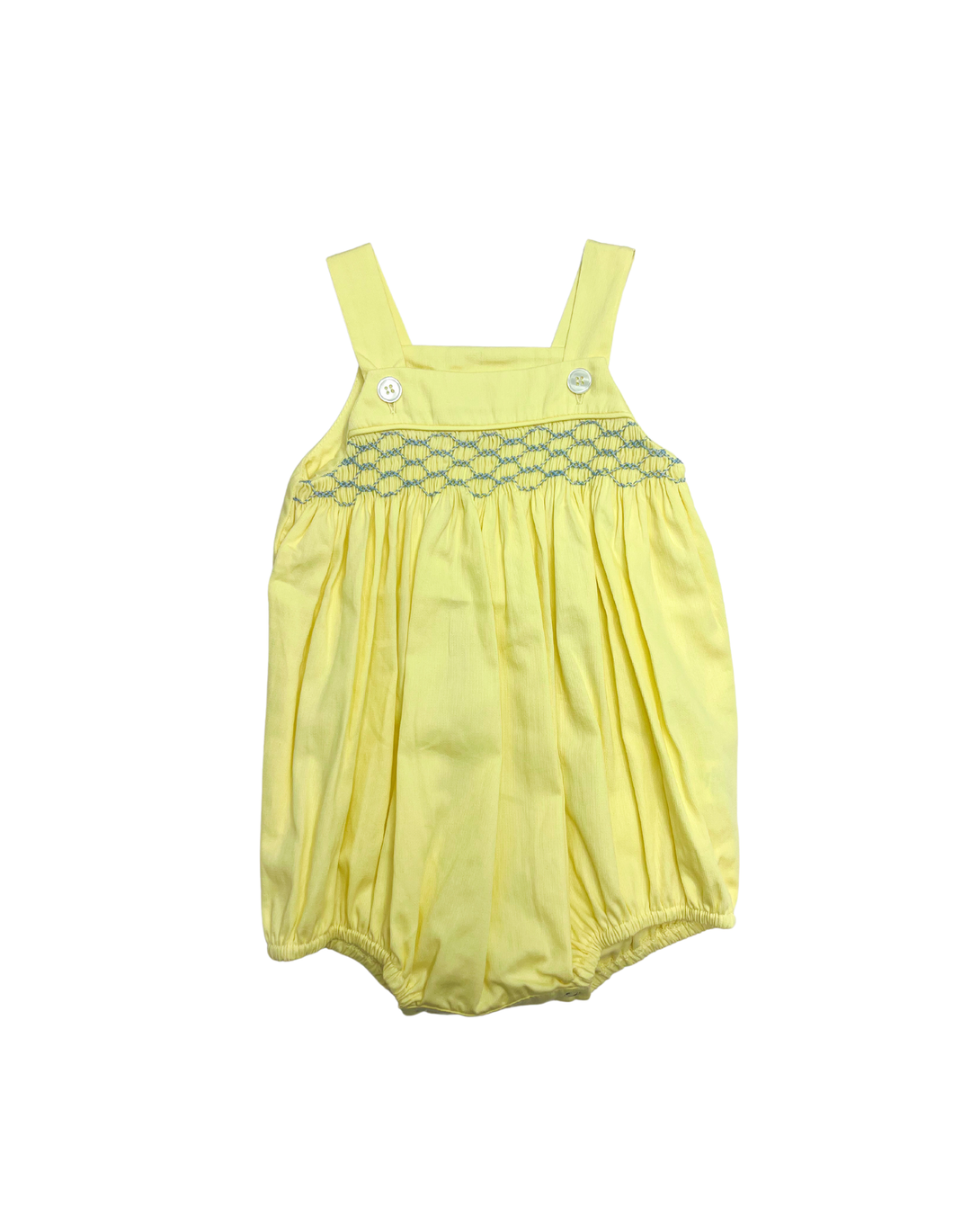 Webb Smock Bubble Yellow with Blue