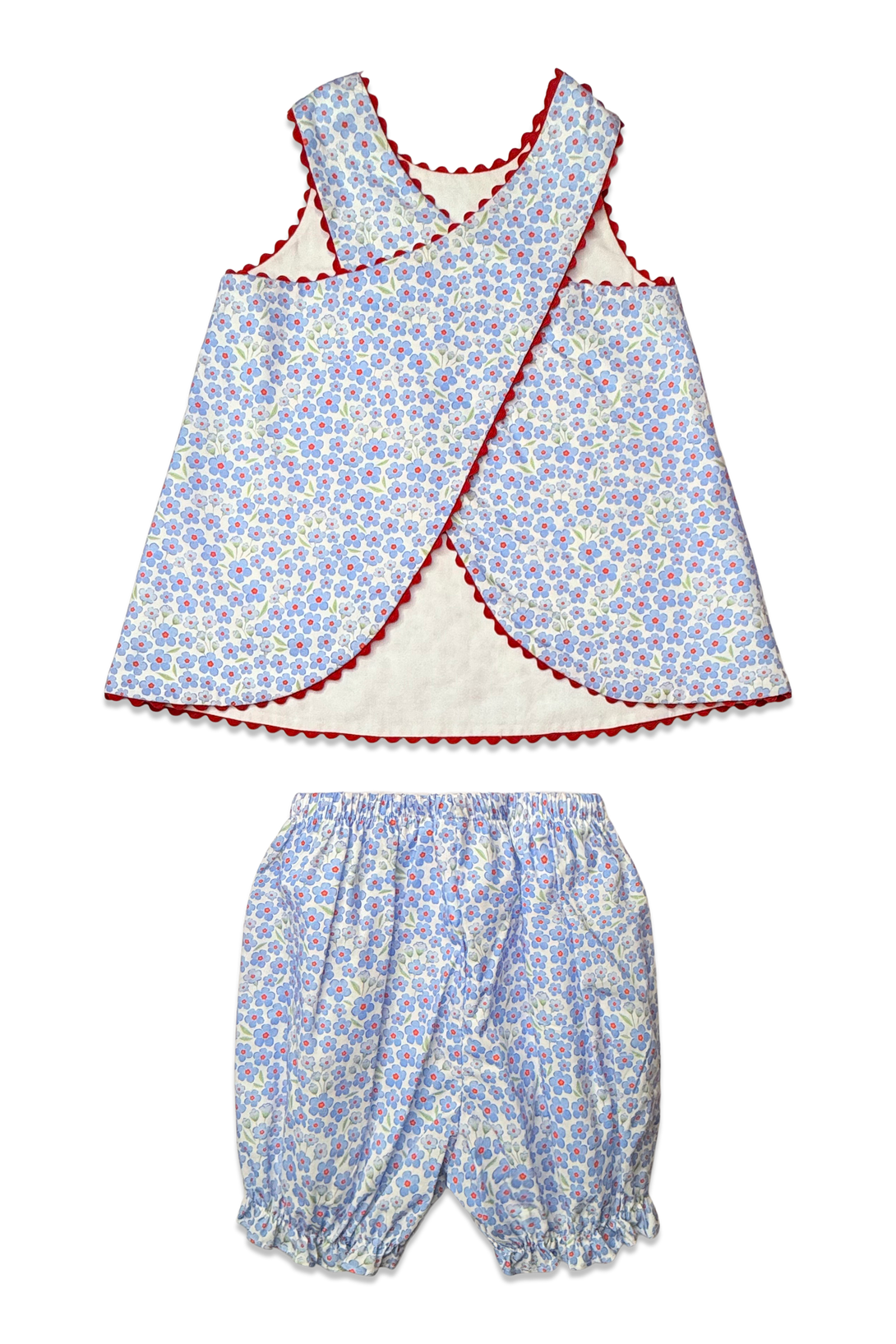 Lucy Sun Set - Red White & Bloom Floral