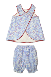 Lucy Sun Set - Red White & Bloom Floral