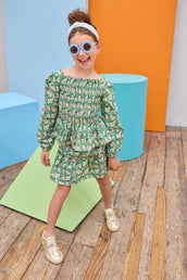 Two Tiered Circle Skort - Greenwich Garden Green