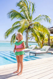 Sandy Swimsuit Suffolk Seeds w/Gibson Island Green
