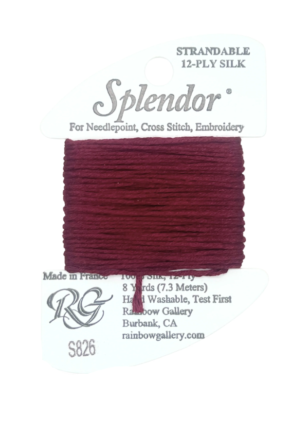 Splendor S826 Burgundy