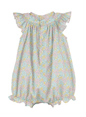 Floral Festival Smocked Bubble