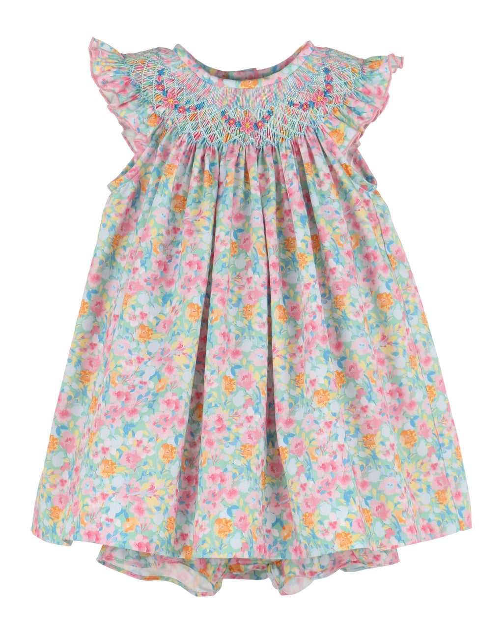 Wildflowers Smocked Bishop Dress