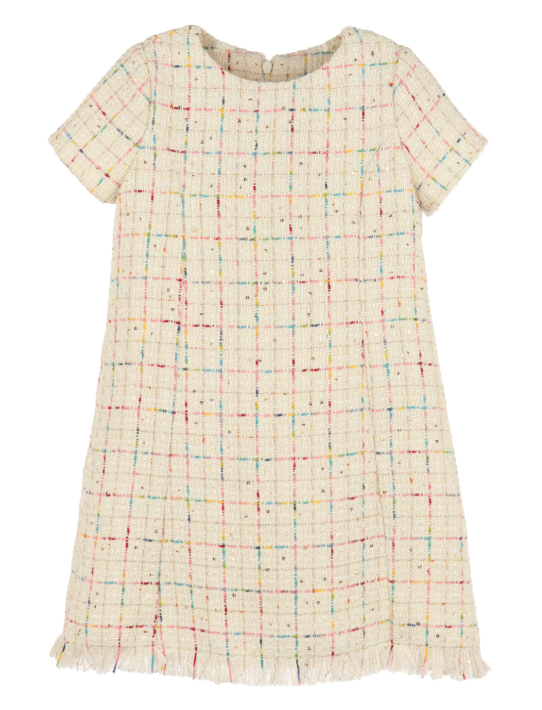 Tweed Princess Dress Ivory