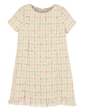 Tweed Princess Dress Ivory