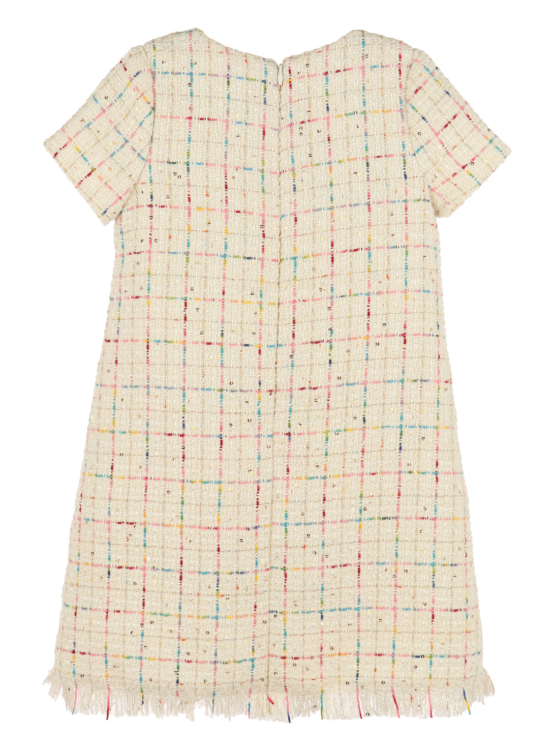 Tweed Princess Dress Ivory