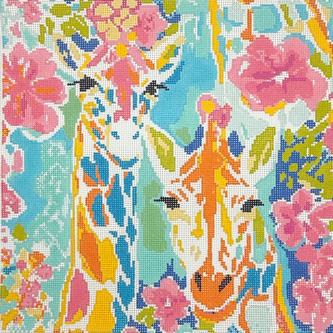 Giraffes Needlepoint Canvas