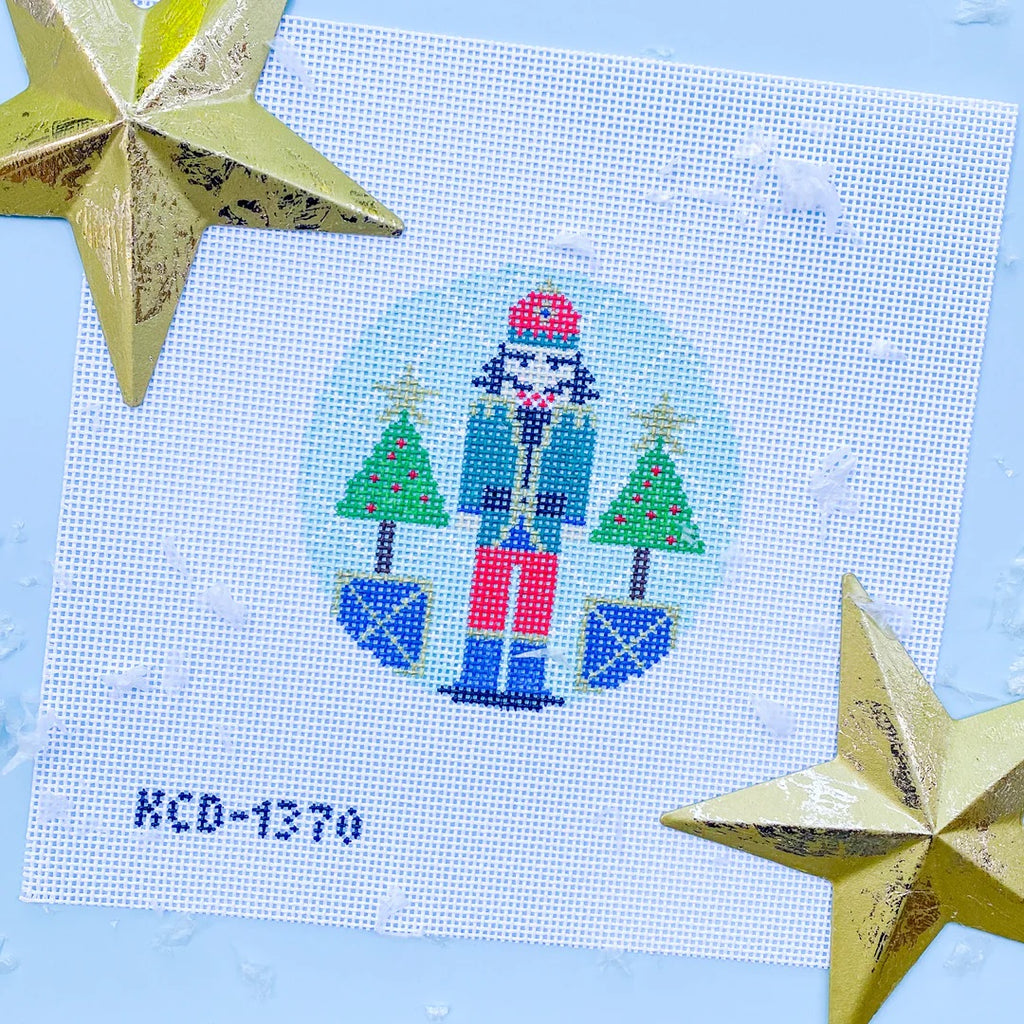 Blue Nutcracker Round