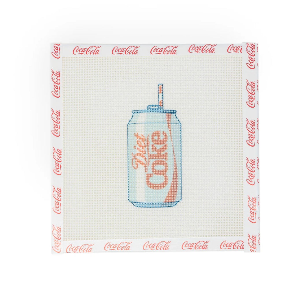 Diet Coke® Can Needlepoint Canvas | Licensed Coca-Cola® Product