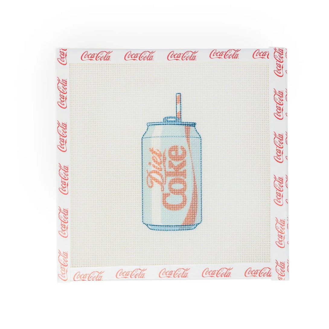 Diet Coke® Can Needlepoint Canvas | Licensed Coca-Cola® Product