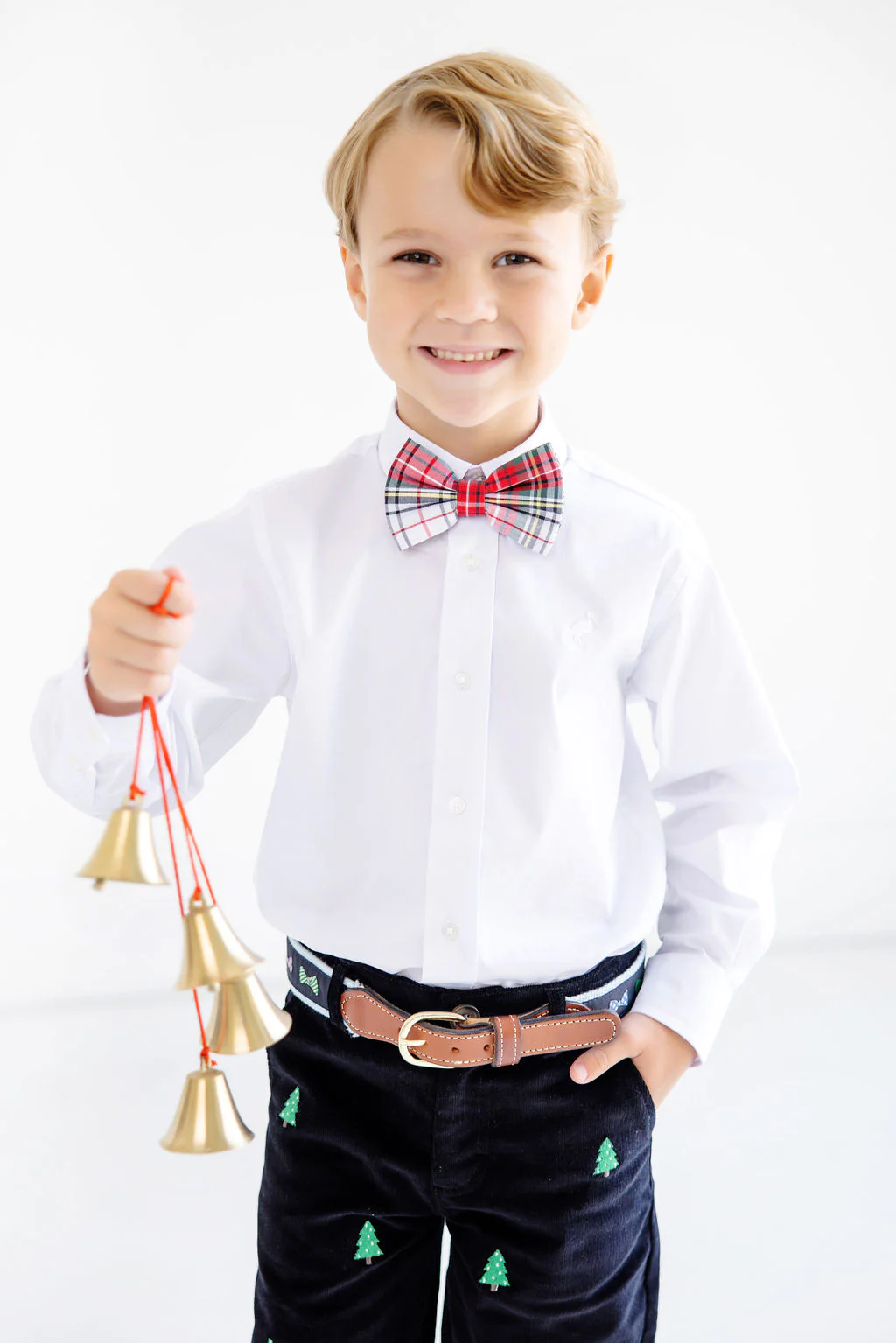 Baylor Bowtie Flannel in Society Prep Plaid