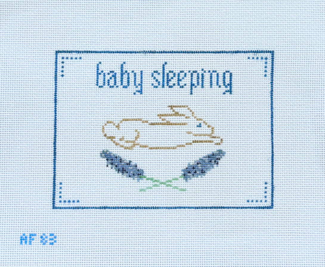 Baby Sleeping Blue