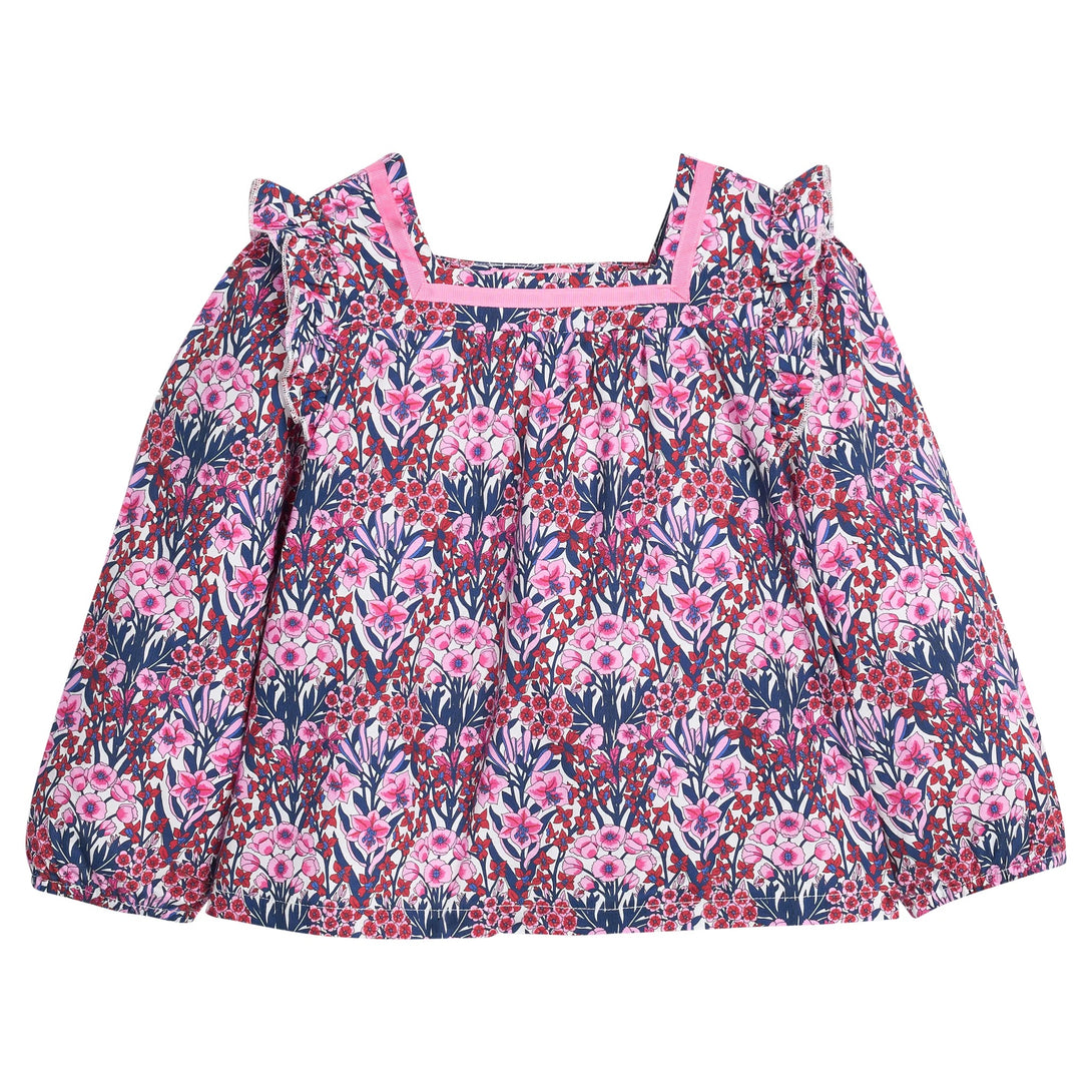 Adams Top - Foxcroft Winter Floral