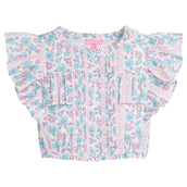 Annie Top in Marguerite Floral Pink