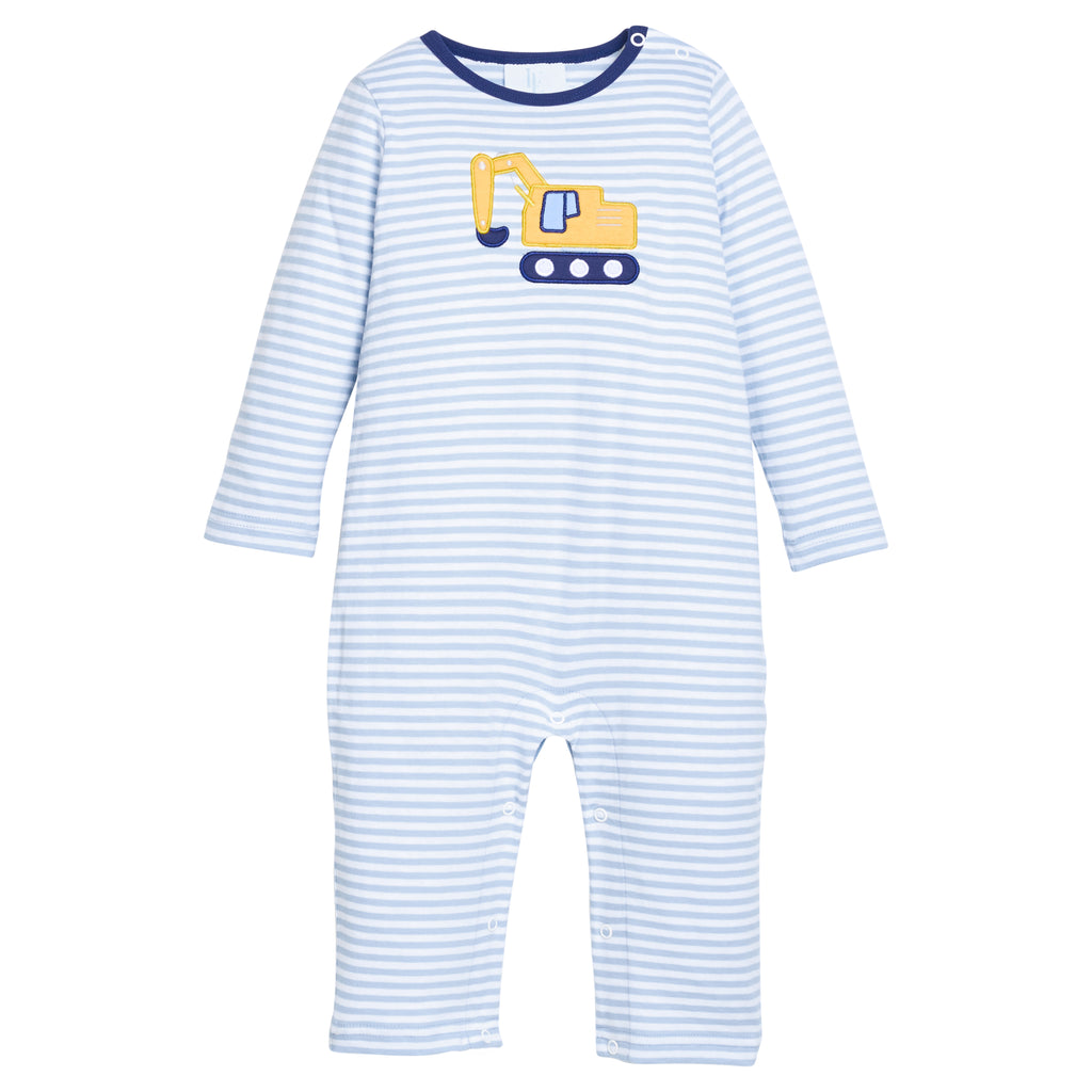 Applique Romper - Excavator