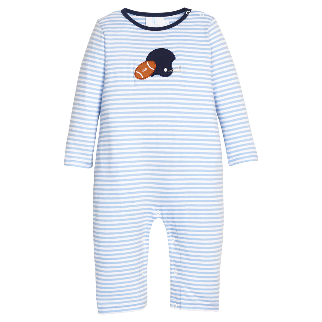 Applique Romper - Football Helmet