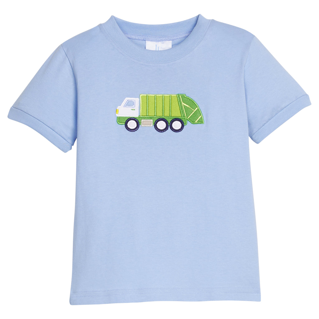 Applique T-Shirt Garbage Truck