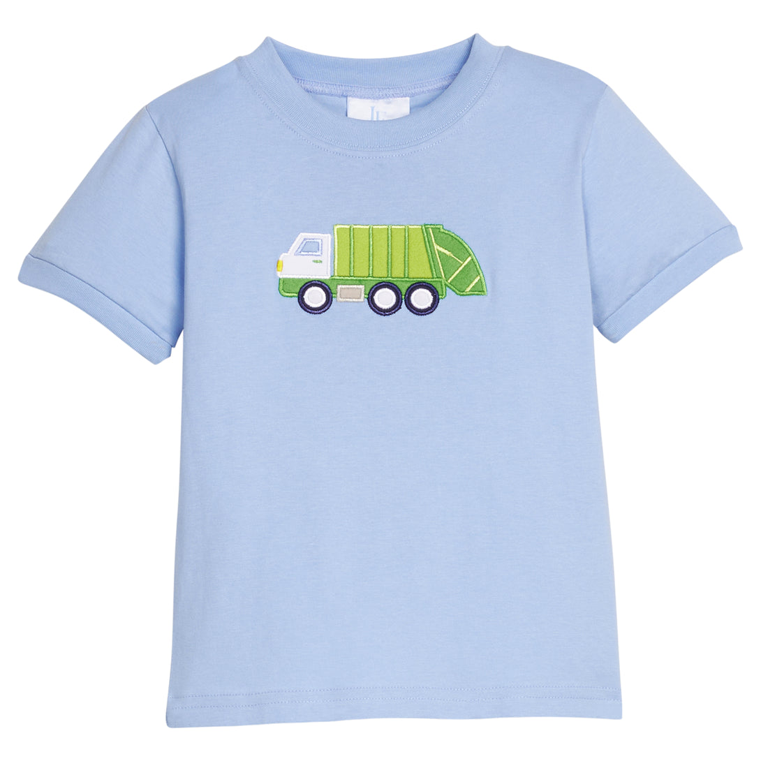 Applique T-Shirt Garbage Truck