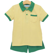 Archie Short Set Yellow Stripe and Green PRE-ORDER