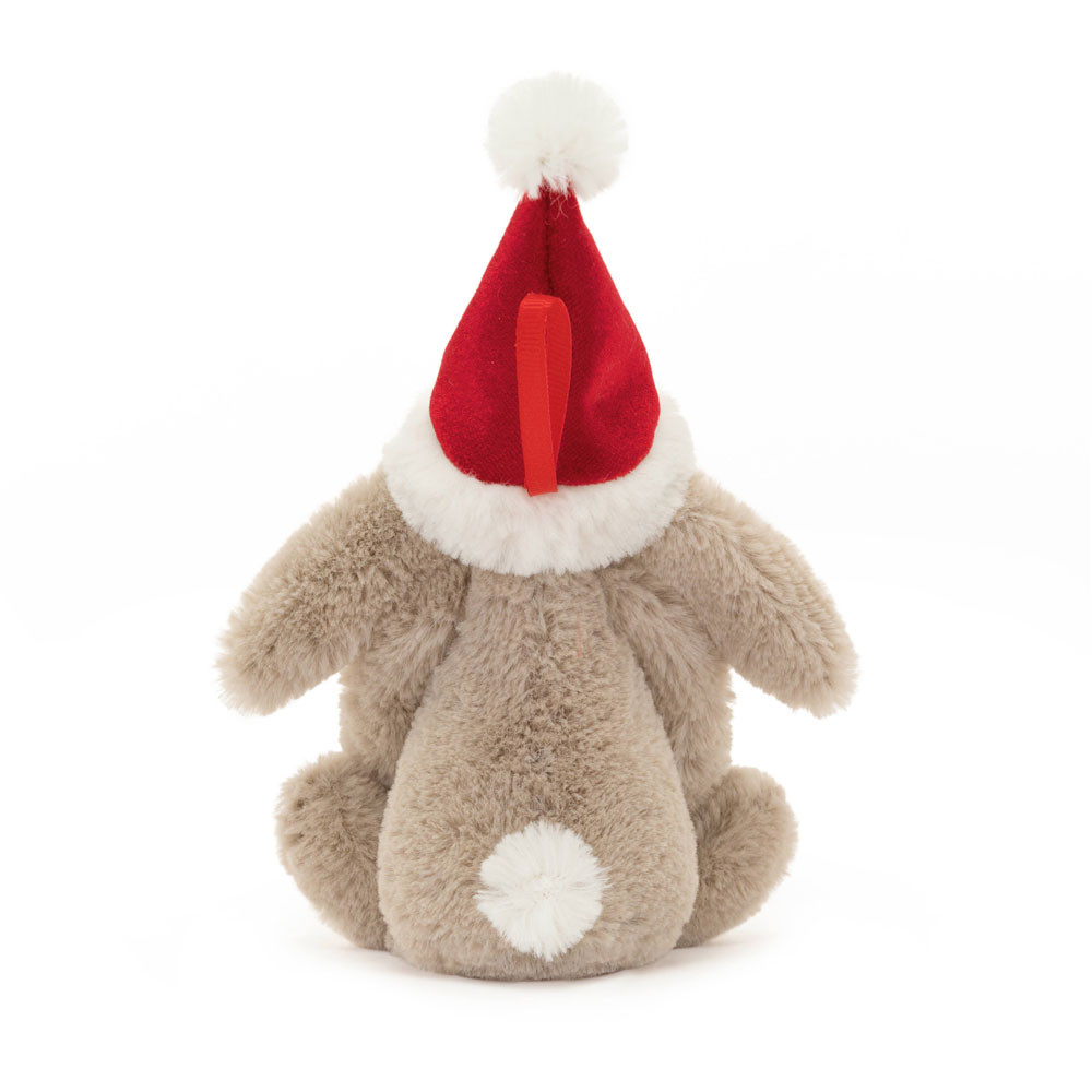 Bashful Christmas Bunny Ornament