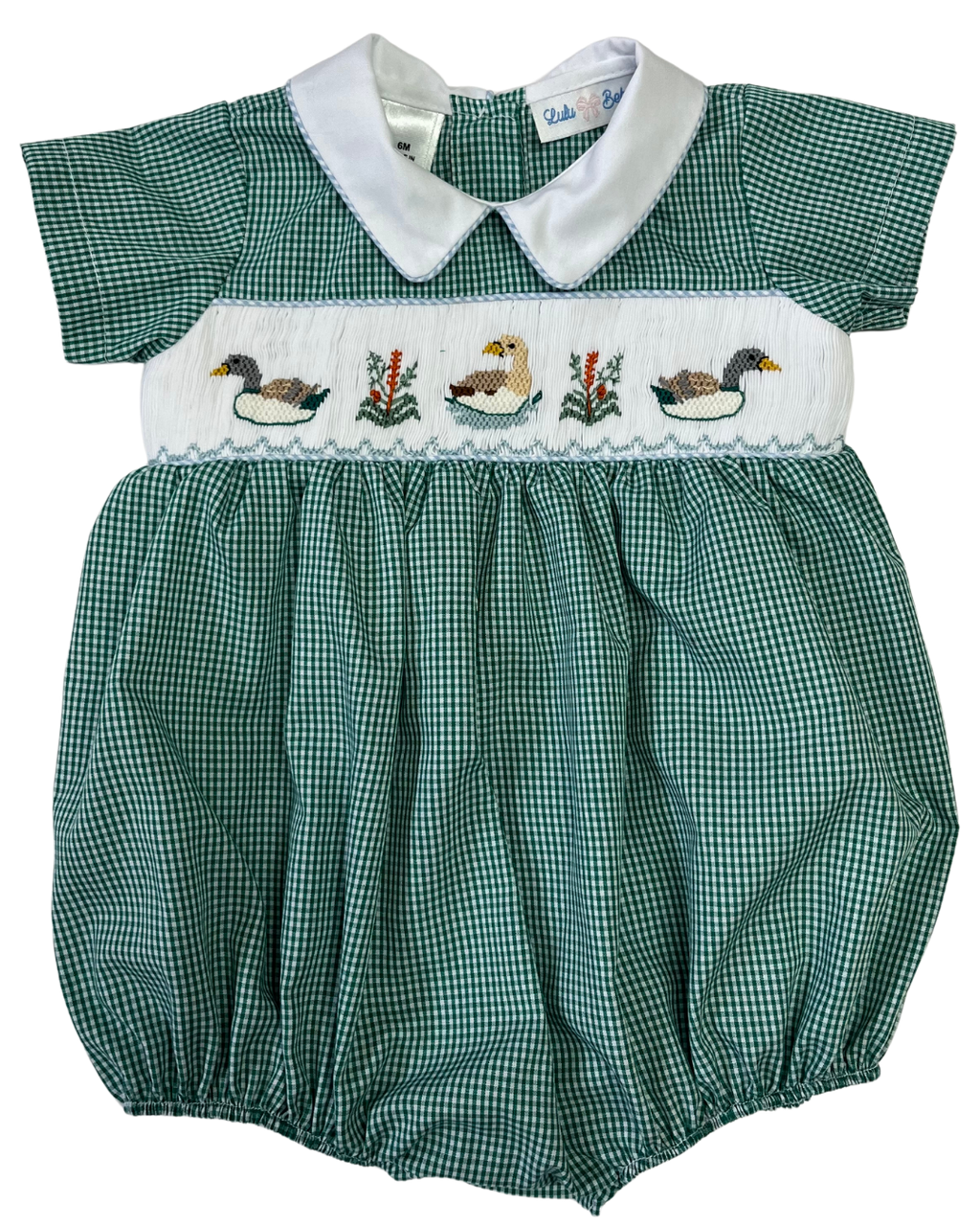 Blake Duck Smocked Boy Bubble