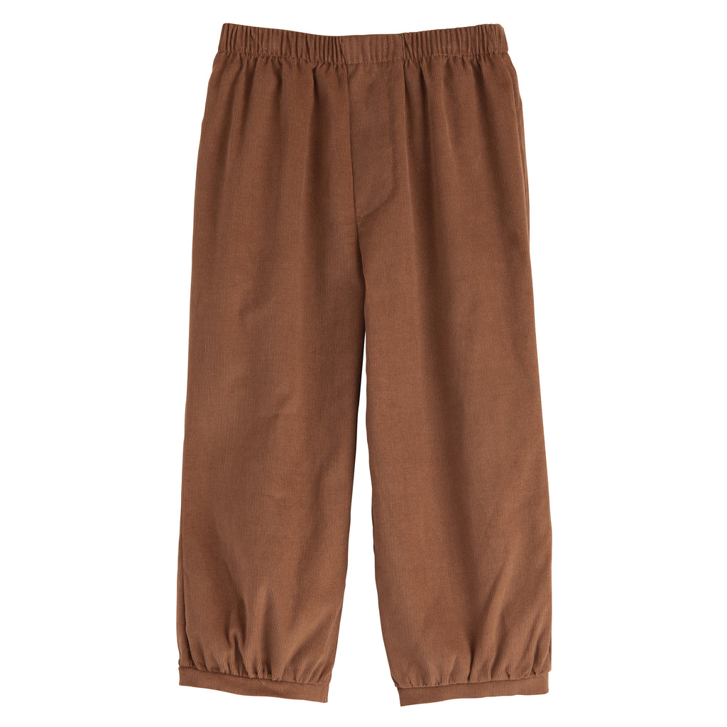 Banded Pull On Pant Chestnut Corduroy