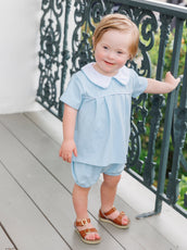 Beckham Bloomer Set in Light Blue PRE-ORDER